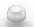Rubber Feet, Round, 22.3x22.3x10.1mm, 75 Shore A, Clear